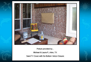 Solid Color TV Cover. 18 Colors to choose from. Click here.