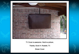 Solid Color TV Cover. 18 Colors to choose from. Click here.