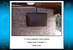 Solid Color TV Cover. 17 Colors to choose from. Click here.